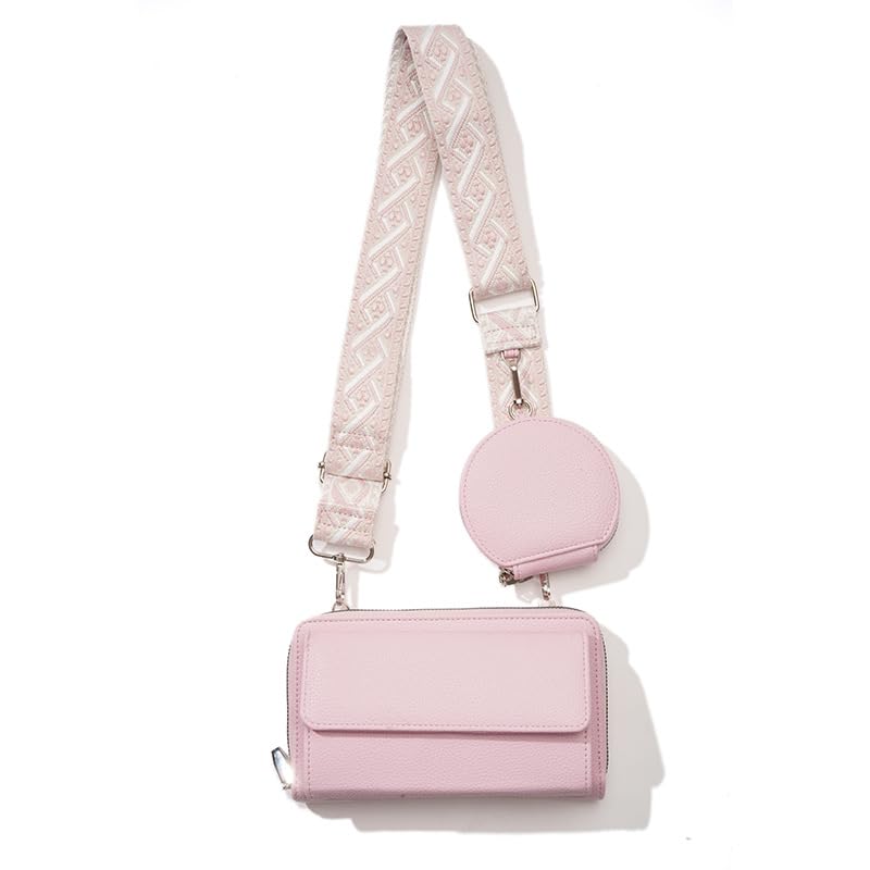 PALAY® Crossbody Bag with Purse Bags Small PU Phone Pouch Card Bag Print Nylon Webbing Shoulder Strap Design Compact Casual Phone Sling Shoulder Bags PALAY® Crossbody Bag with Purse Bags Small PU Phone Pouch Card Bag Print Nylon Webbing Shoulder Strap Design Compact Casual Phone Sling Shoulder Bags